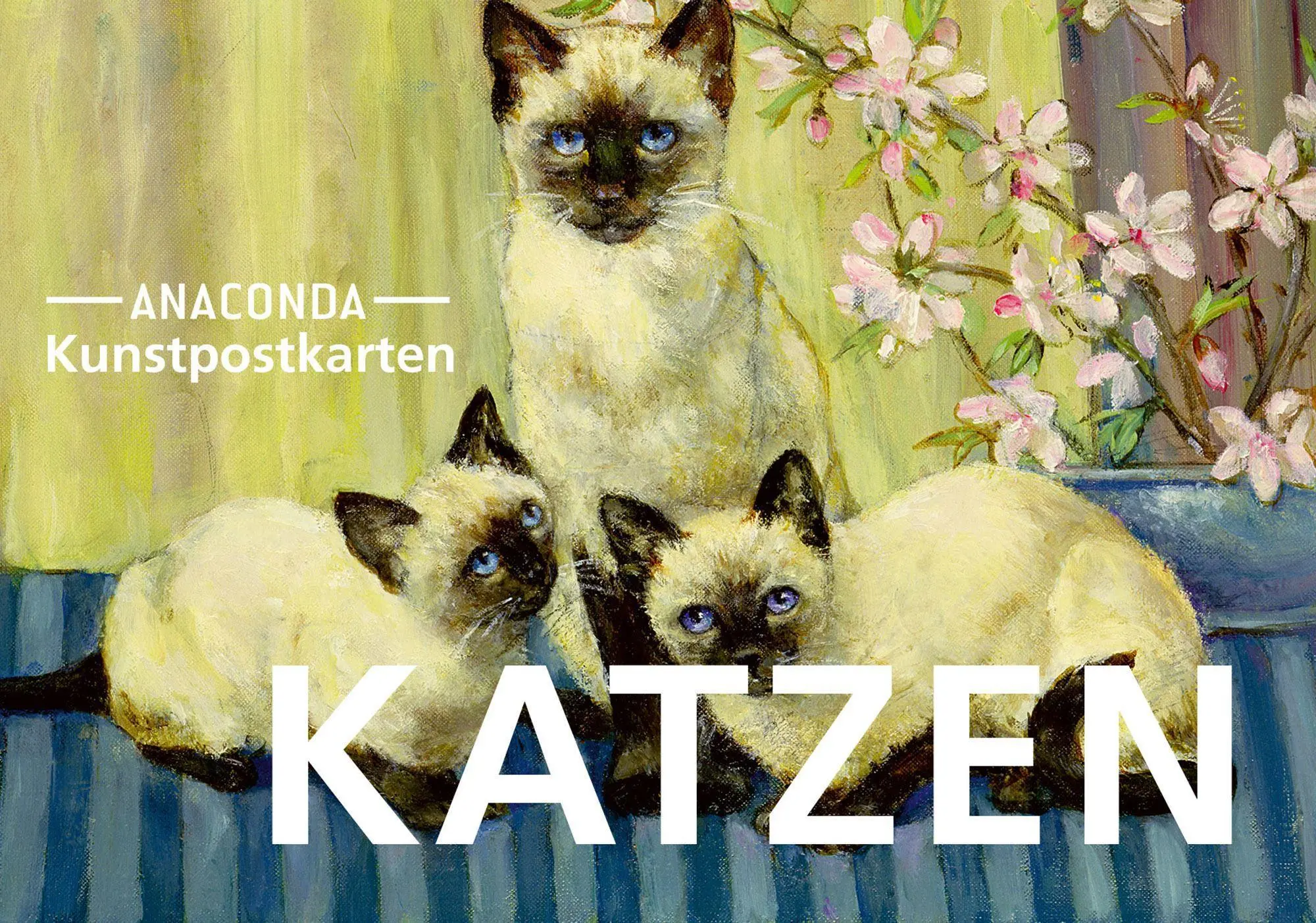 Cover: 9783730611999 | Postkarten-Set Katzen | 18 Kunstpostkarten | Anaconda Verlag | Buch
