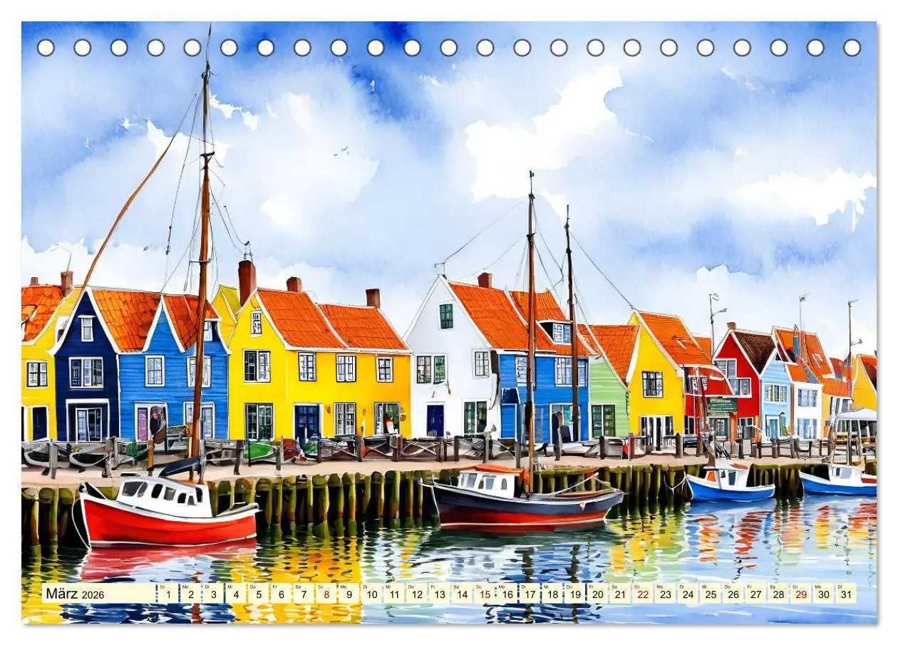 Bild: 9783457362099 | Zauberhafte Niederlande (Tischkalender 2026 DIN A5 quer), CALVENDO...