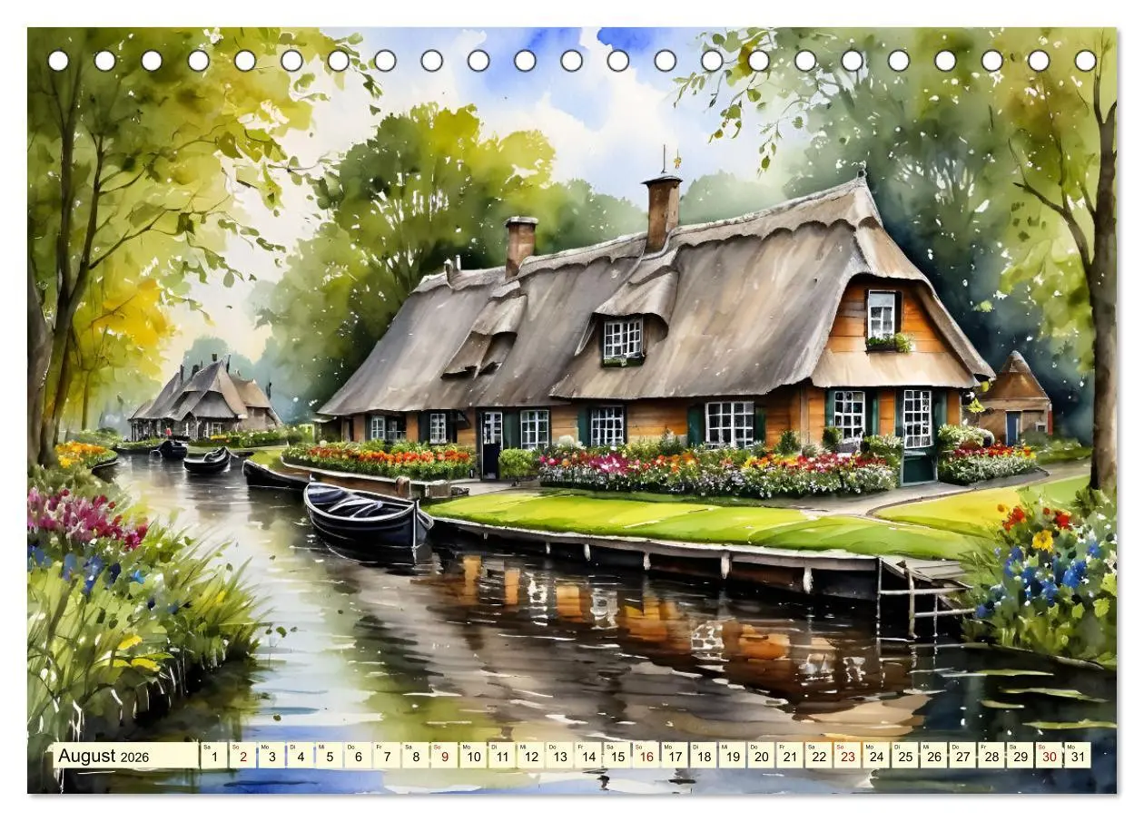 Bild: 9783457362099 | Zauberhafte Niederlande (Tischkalender 2026 DIN A5 quer), CALVENDO...