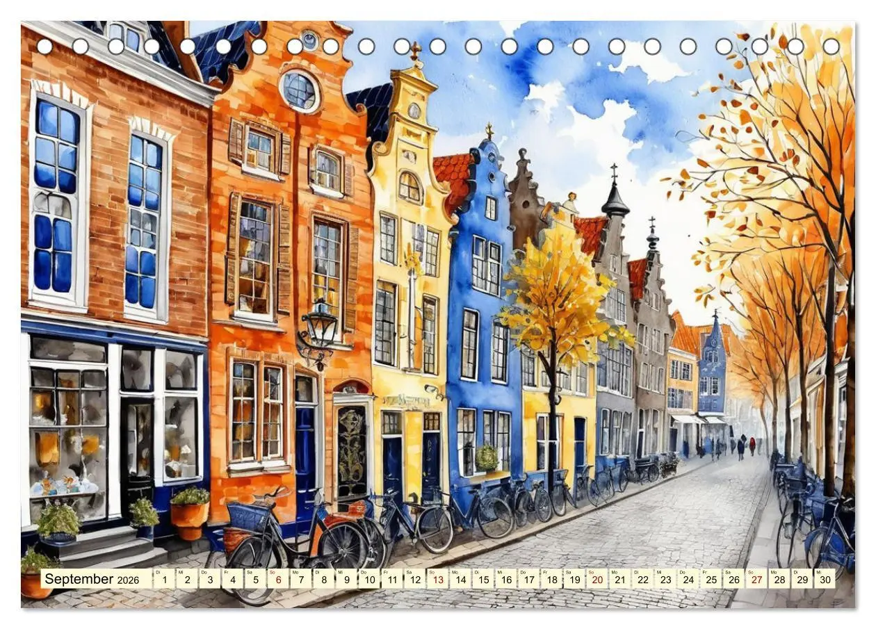 Bild: 9783457362099 | Zauberhafte Niederlande (Tischkalender 2026 DIN A5 quer), CALVENDO...