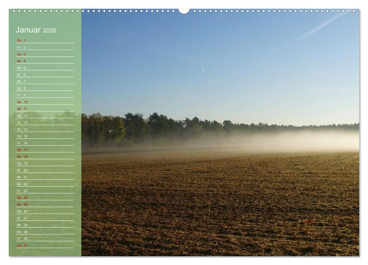 Bild: 9783457502099 | Wendlandreise (Wandkalender 2026 DIN A2 quer), CALVENDO Monatskalender