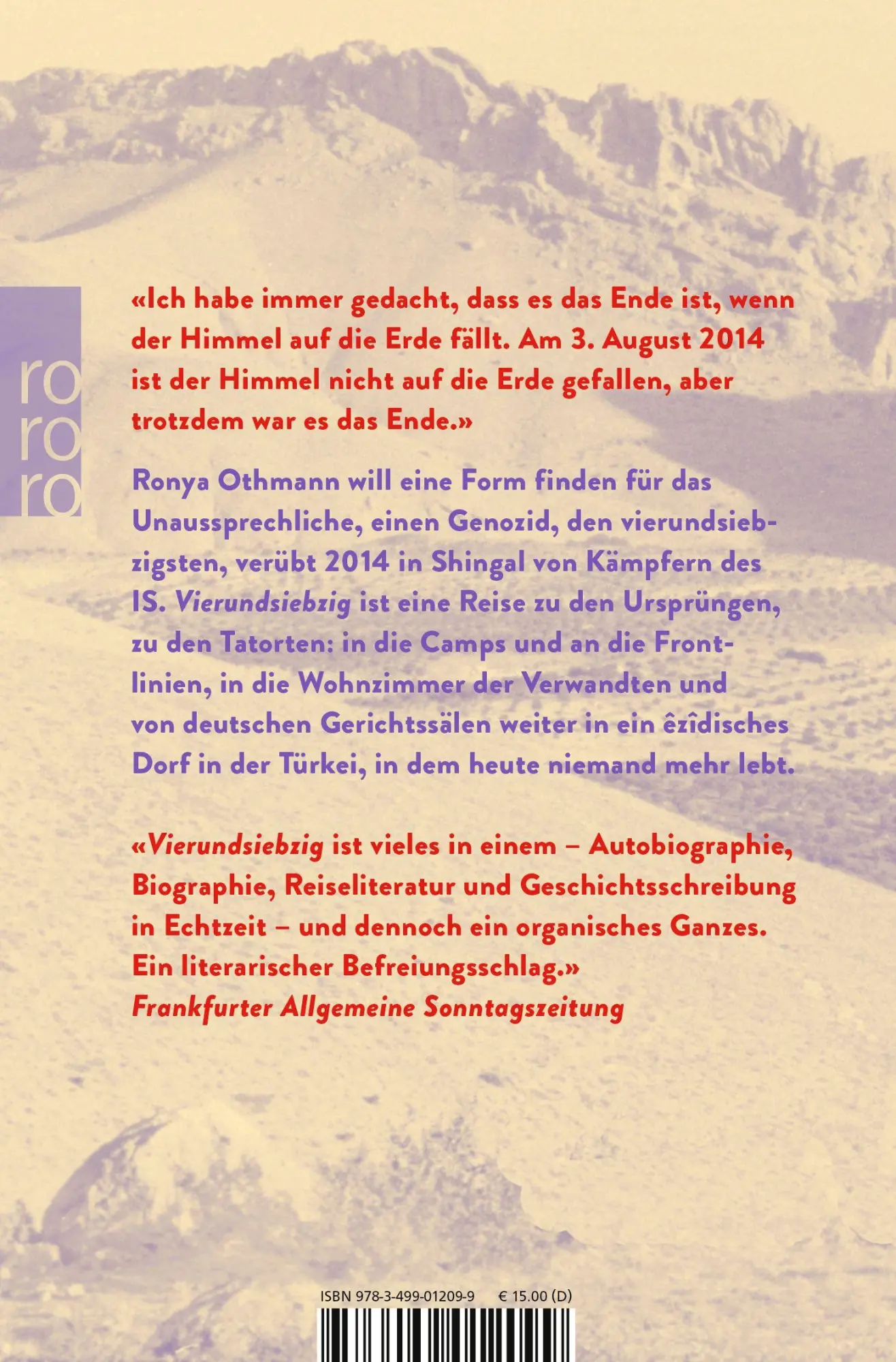Rückseite: 9783499012099 | Vierundsiebzig | Roman Buch des Jahres 2024 (SWR-Bestenliste) | Buch