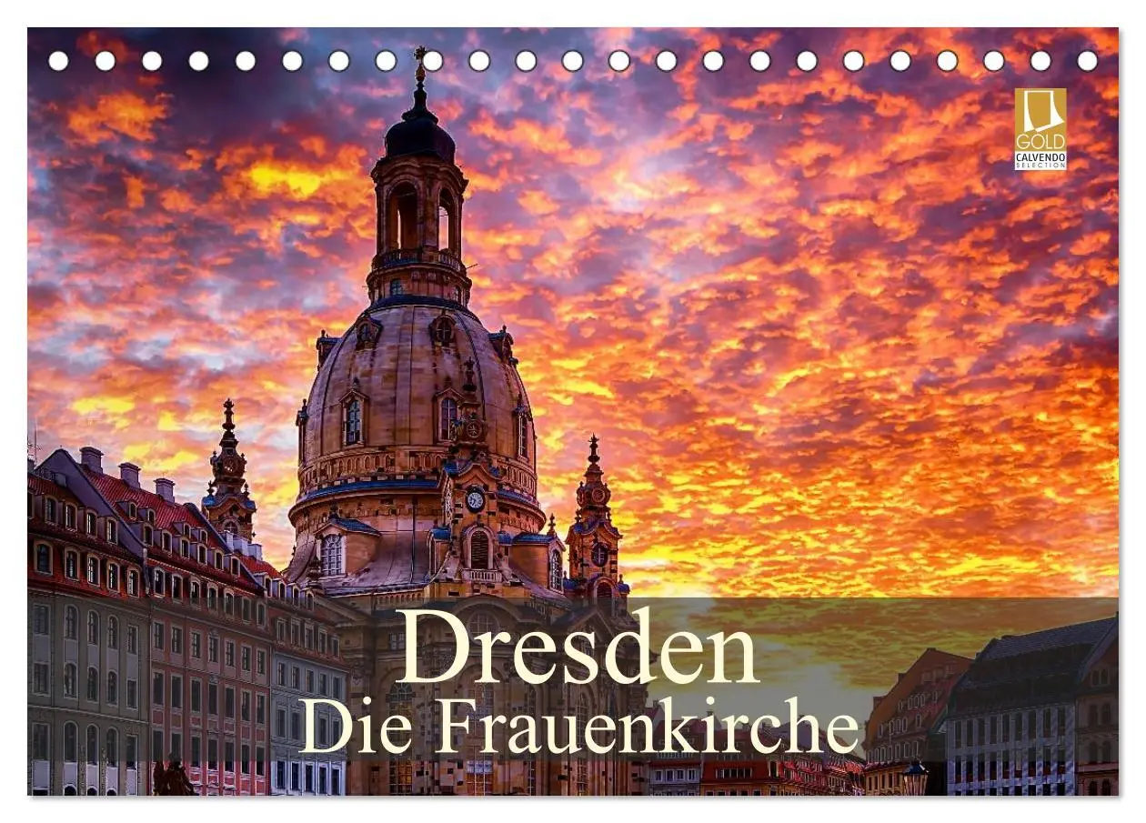 Cover: 9783516142099 | Dresden - Die Frauenkirche (Tischkalender 2026 DIN A5 quer),...