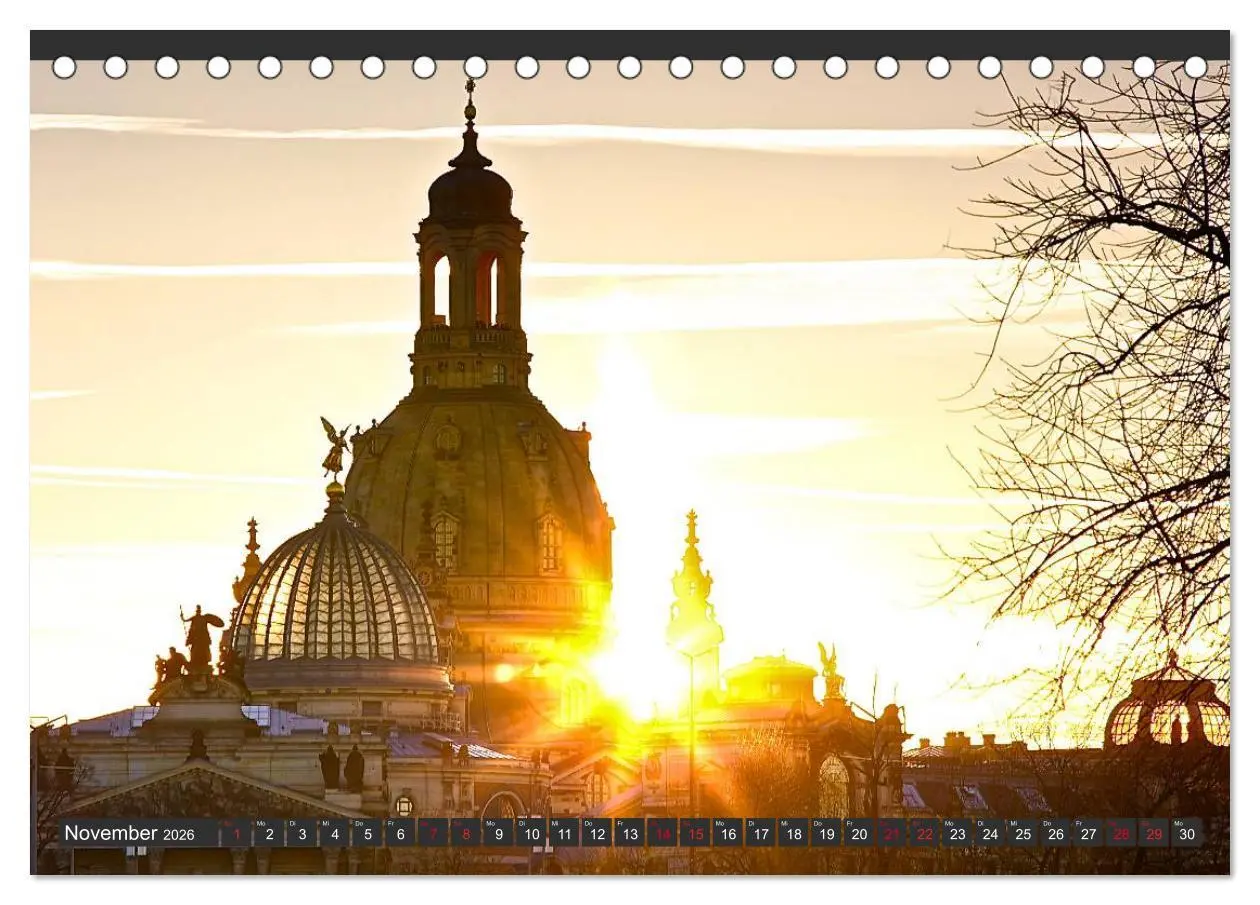 Bild: 9783516142099 | Dresden - Die Frauenkirche (Tischkalender 2026 DIN A5 quer),...