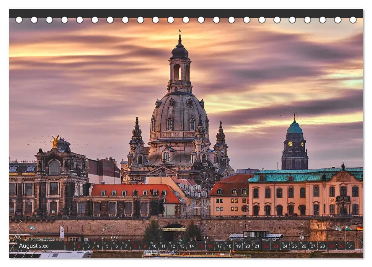 Bild: 9783516142099 | Dresden - Die Frauenkirche (Tischkalender 2026 DIN A5 quer),...