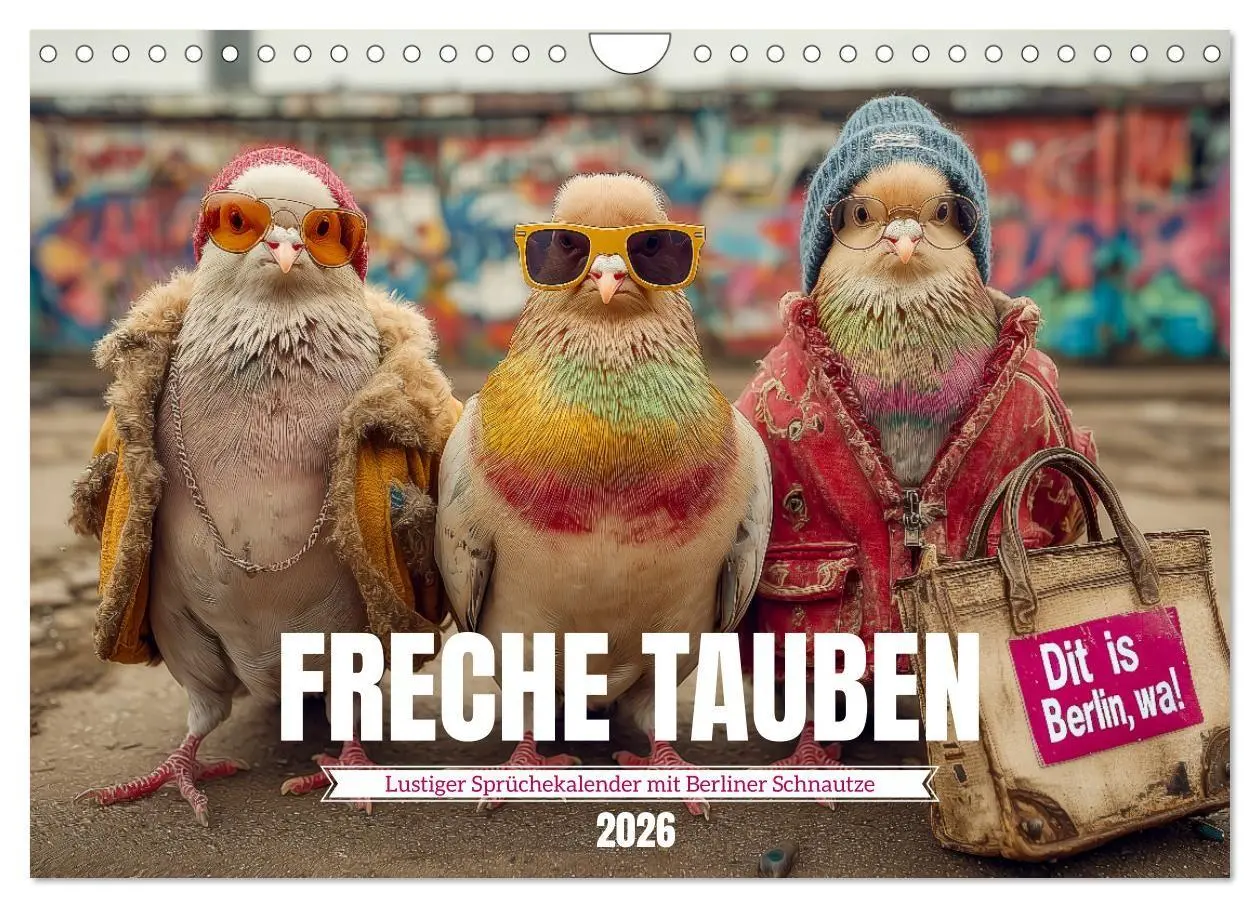Cover: 9783516692099 | Freche Tauben - Lustiger Sprüchekalender mit Berliner Schnautze...