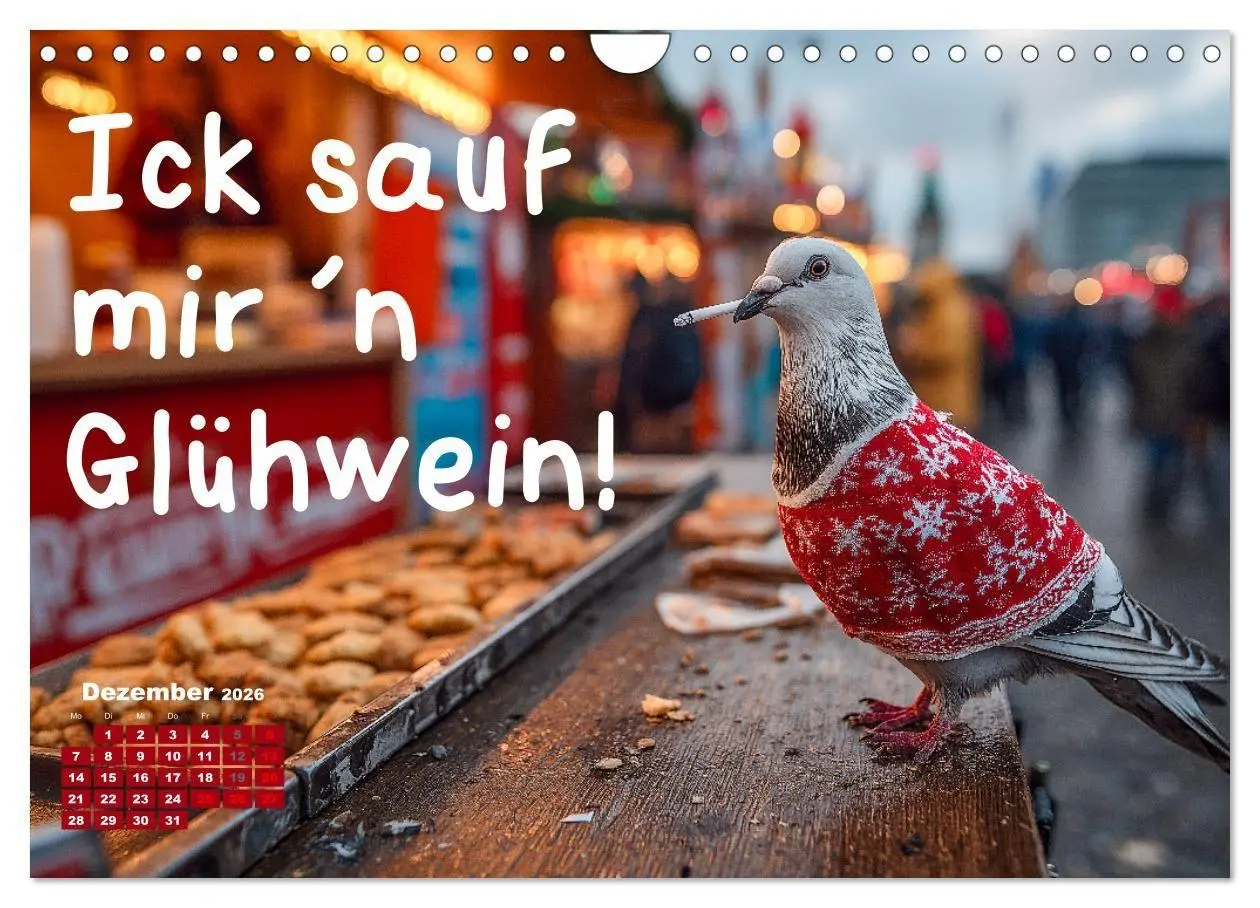 Bild: 9783516692099 | Freche Tauben - Lustiger Sprüchekalender mit Berliner Schnautze...