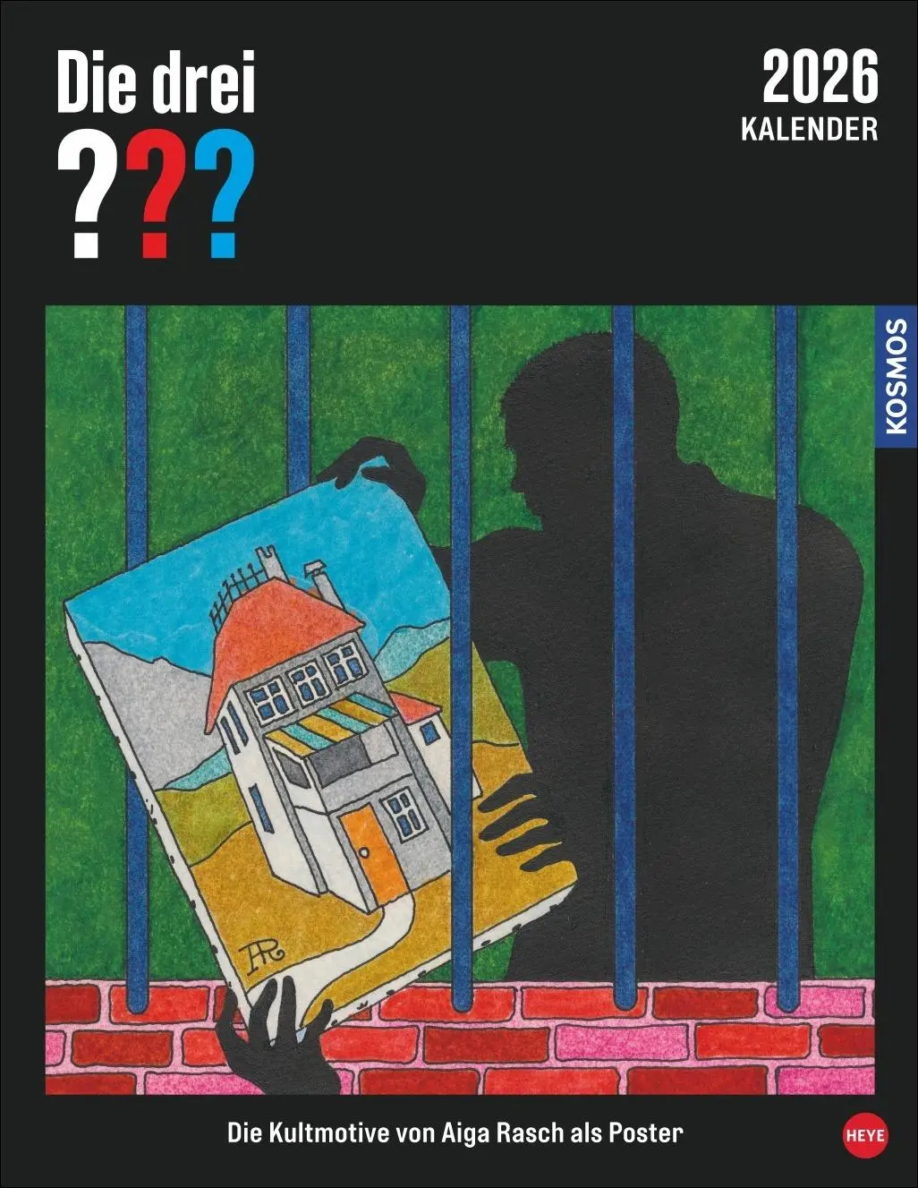 Cover: 9783756412099 | Die drei ??? Posterkalender 2026 | Aiga Rasch | Kalender | 14 S.