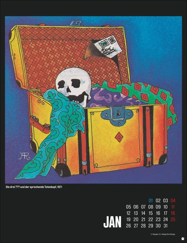 Bild: 9783756412099 | Die drei ??? Posterkalender 2026 | Aiga Rasch | Kalender | 14 S.