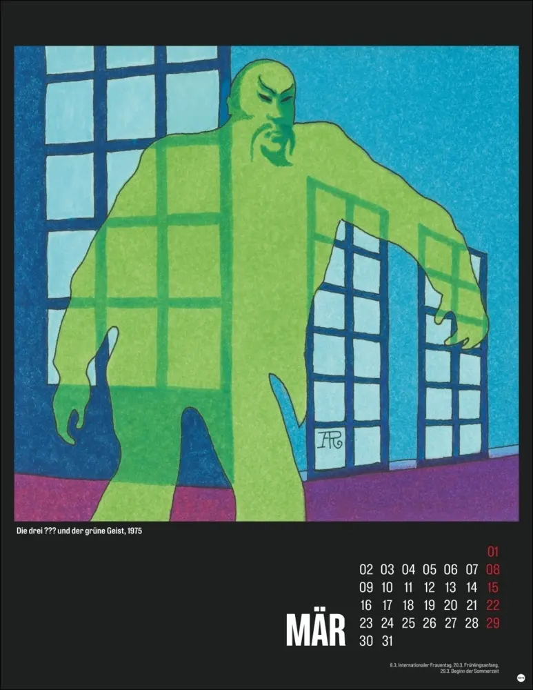 Bild: 9783756412099 | Die drei ??? Posterkalender 2026 | Aiga Rasch | Kalender | 14 S.