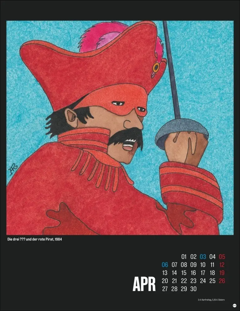 Bild: 9783756412099 | Die drei ??? Posterkalender 2026 | Aiga Rasch | Kalender | 14 S.