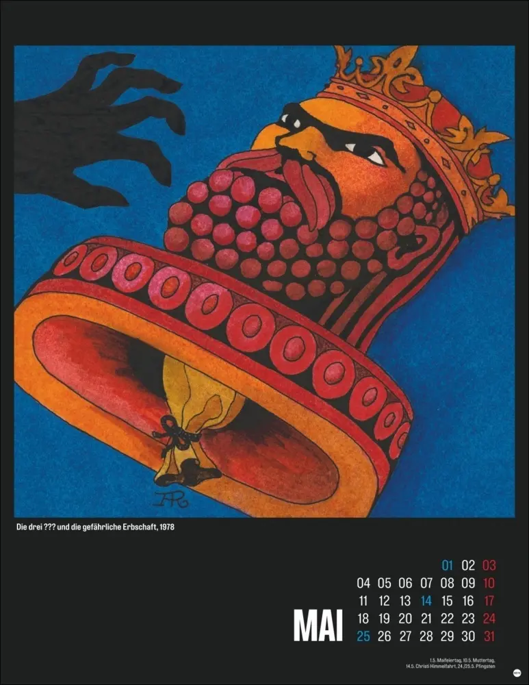 Bild: 9783756412099 | Die drei ??? Posterkalender 2026 | Aiga Rasch | Kalender | 14 S.