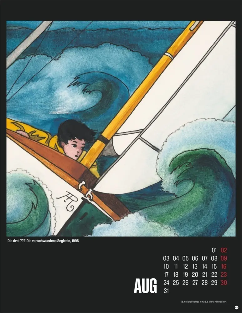 Bild: 9783756412099 | Die drei ??? Posterkalender 2026 | Aiga Rasch | Kalender | 14 S.