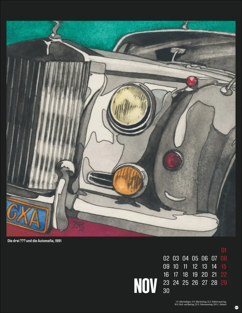 Bild: 9783756412099 | Die drei ??? Posterkalender 2026 | Aiga Rasch | Kalender | 14 S.