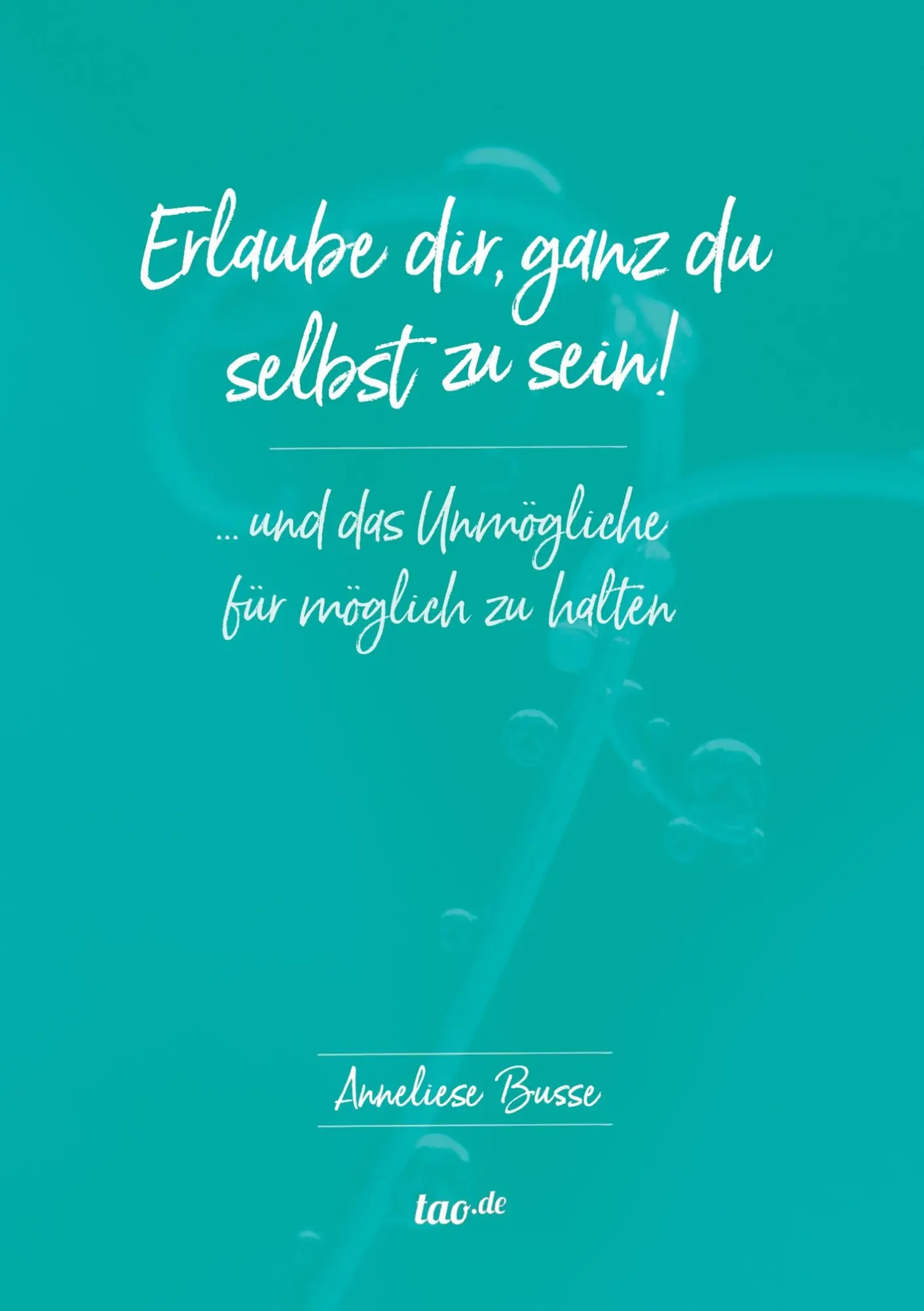 Cover: 9783962402099 | Erlaube dir, ganz du selbst zu sein! | Anneliese Busse | Buch | 212 S.