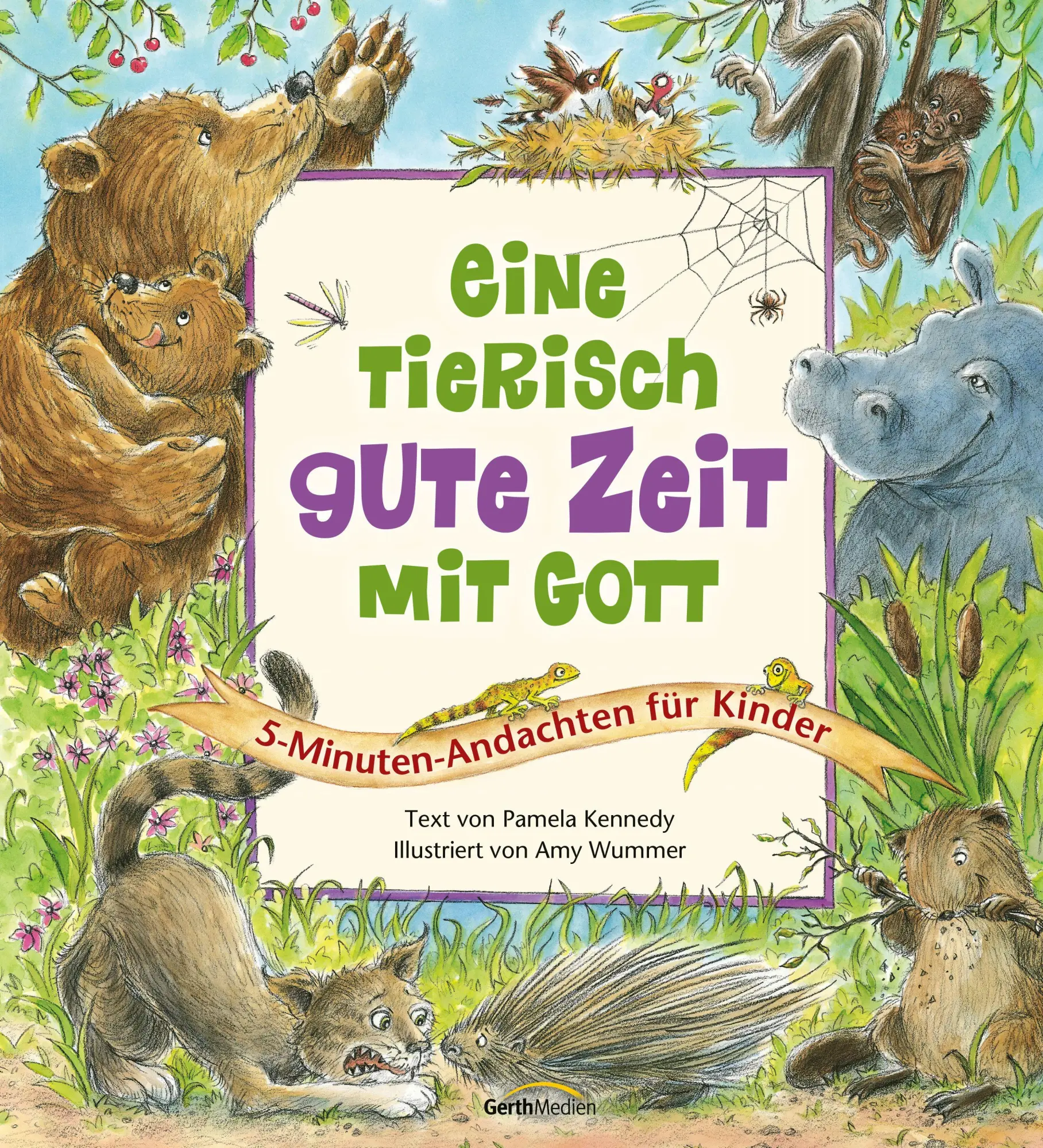 Cover: 9783986952099 | Eine tierisch gute Zeit mit Gott | 5-Minuten-Andachten für Kinder