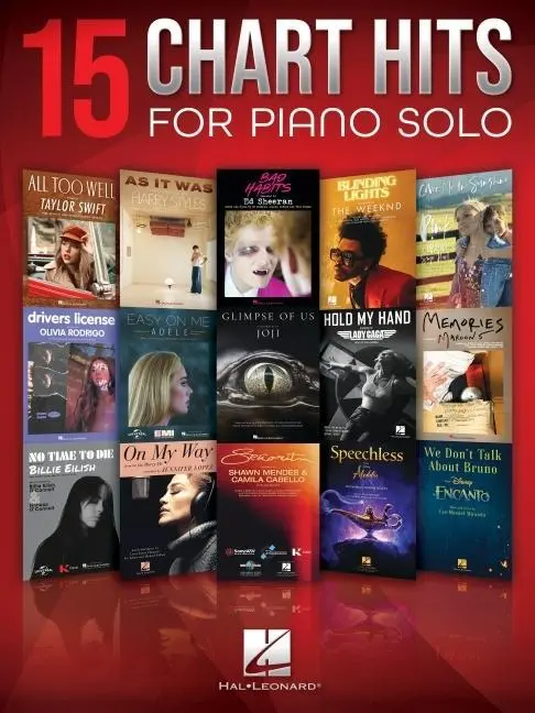 Cover: 196288102199 | 15 Chart Hits for Piano Solo Songbook | Taschenbuch | Buch | Englisch