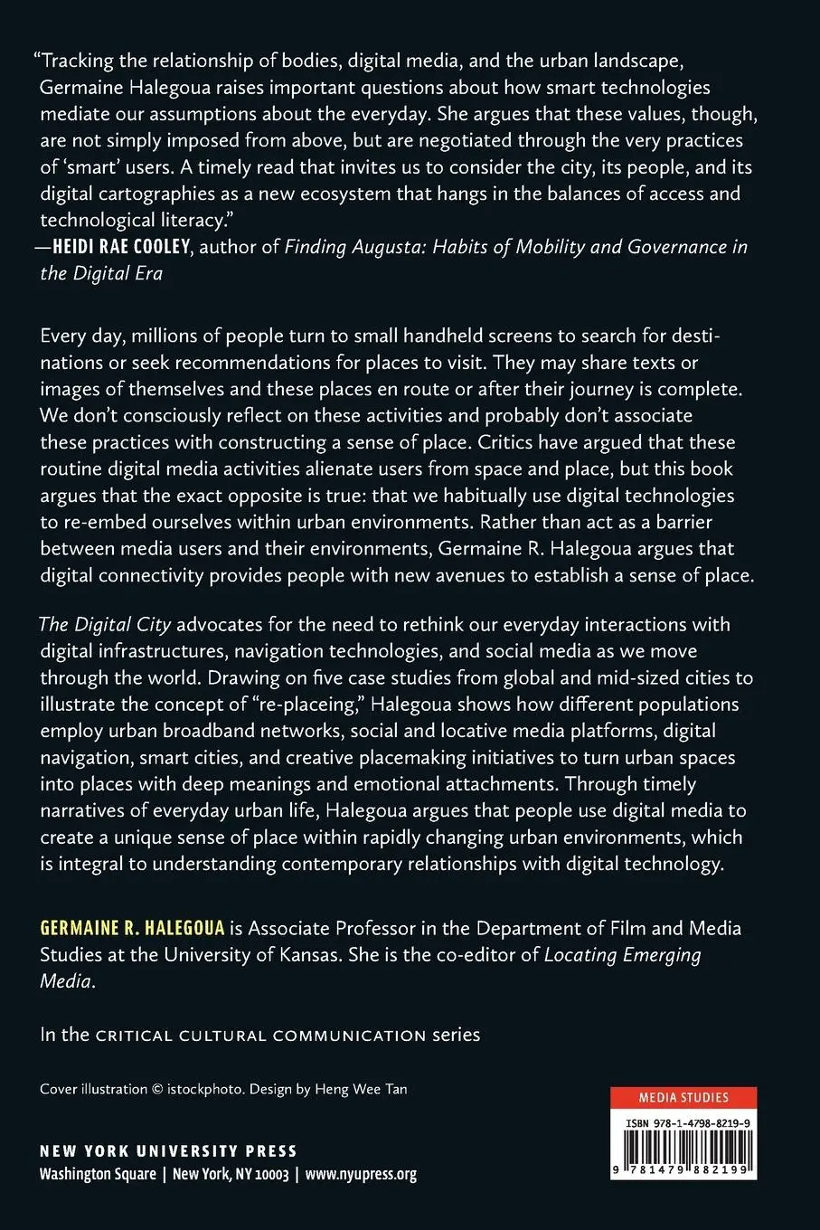 Rückseite: 9781479882199 | The Digital City | Media and the Social Production of Place | Halegoua