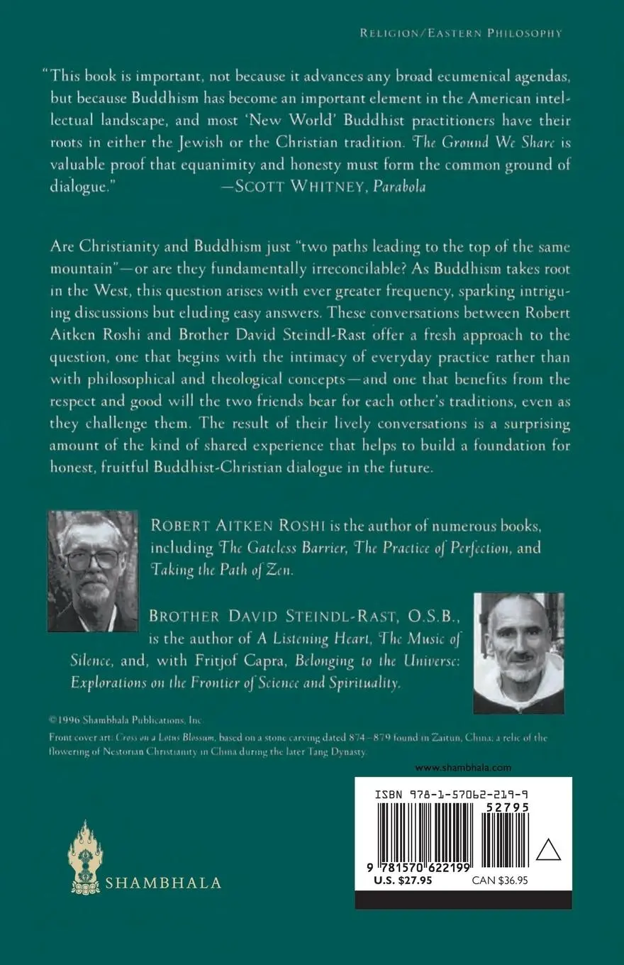 Rückseite: 9781570622199 | The Ground We Share | Everyday Practice, Buddhist and Christian | Buch