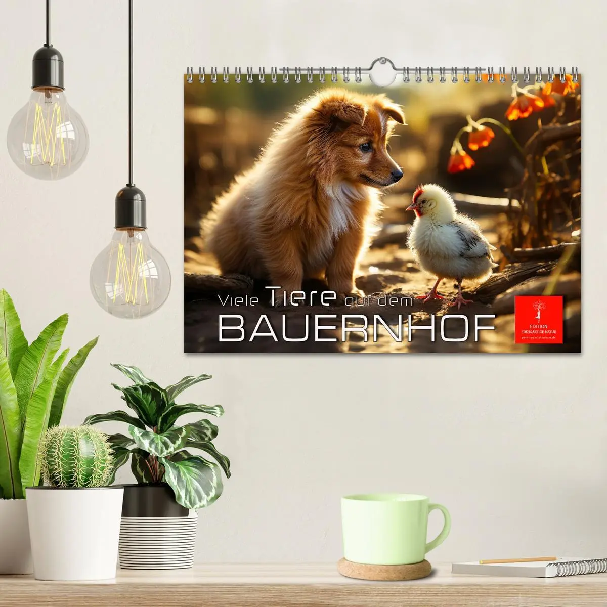 Bild: 9783457352199 | Viele Tiere auf dem Bauernhof (Wandkalender 2026 DIN A4 quer),...