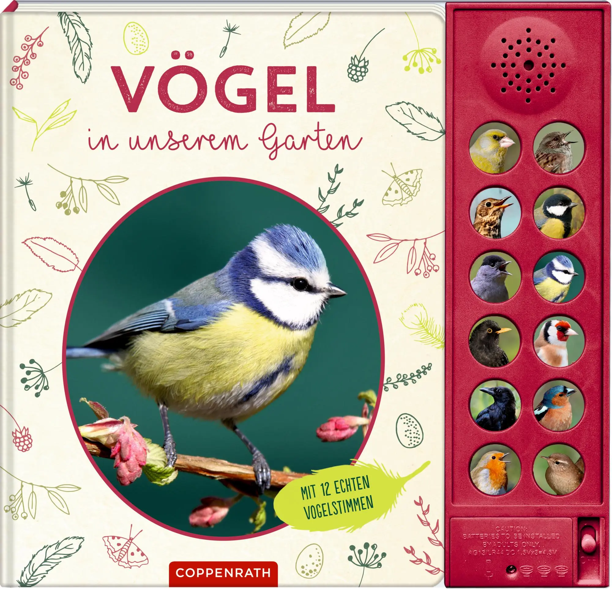 Cover: 9783649652199 | Vögel in unserem Garten | Mit 12 echten Vogelstimmen | Holger Haag
