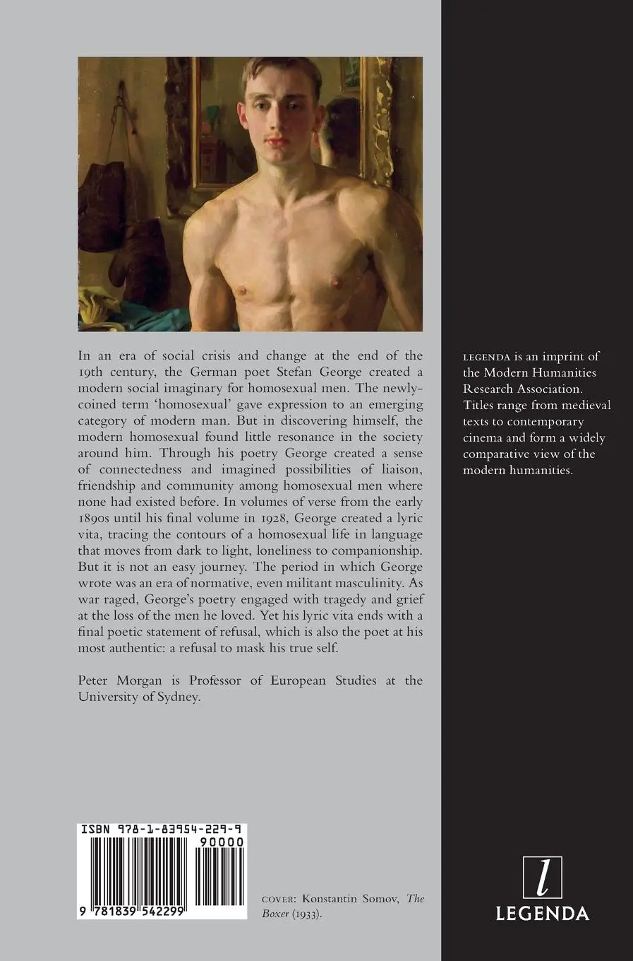 Rückseite: 9781839542299 | Stefan George | The Homosexual Imaginary | Peter Morgan | Buch | 2024