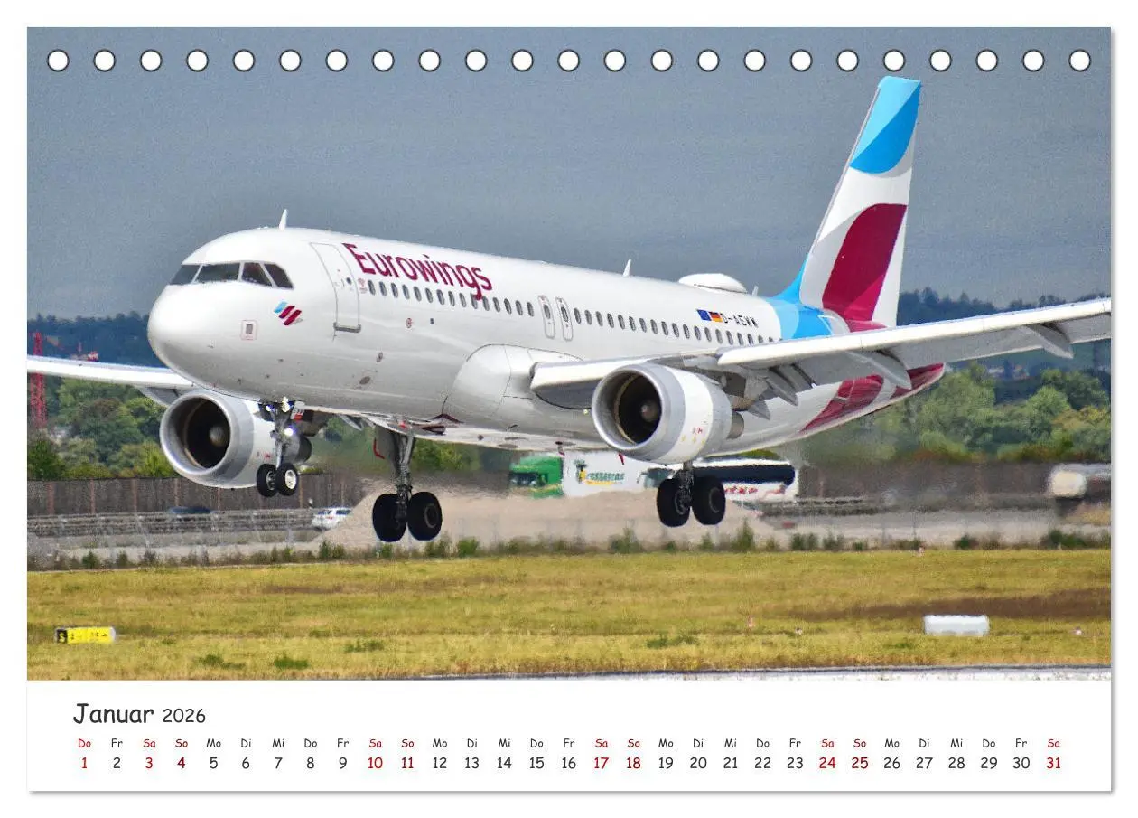 Bild: 9783457652299 | Besondere Flugzeugtypen (Tischkalender 2026 DIN A5 quer), CALVENDO...