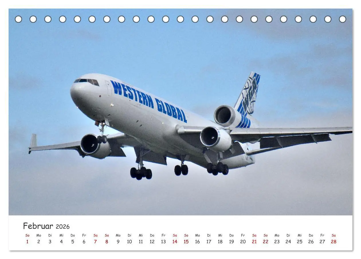 Bild: 9783457652299 | Besondere Flugzeugtypen (Tischkalender 2026 DIN A5 quer), CALVENDO...
