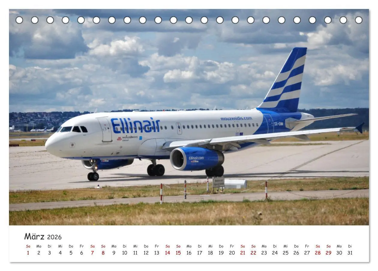 Bild: 9783457652299 | Besondere Flugzeugtypen (Tischkalender 2026 DIN A5 quer), CALVENDO...