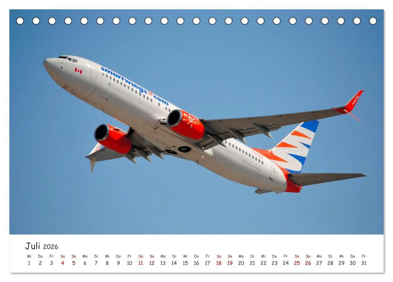 Bild: 9783457652299 | Besondere Flugzeugtypen (Tischkalender 2026 DIN A5 quer), CALVENDO...