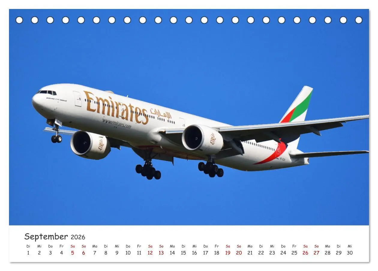 Bild: 9783457652299 | Besondere Flugzeugtypen (Tischkalender 2026 DIN A5 quer), CALVENDO...