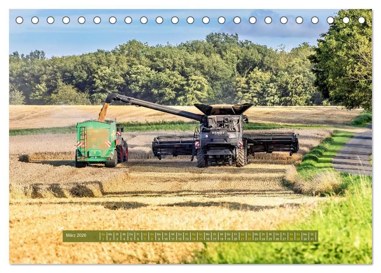 Bild: 9783516742299 | Giganten der Ernte (Tischkalender 2026 DIN A5 quer), CALVENDO...
