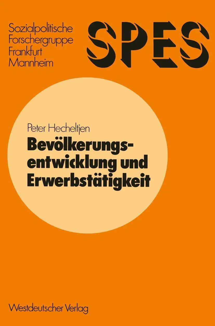Cover: 9783531112299 | Bevölkerungsentwicklung und Erwerbstätigkeit | Peter Hecheltjen | Buch