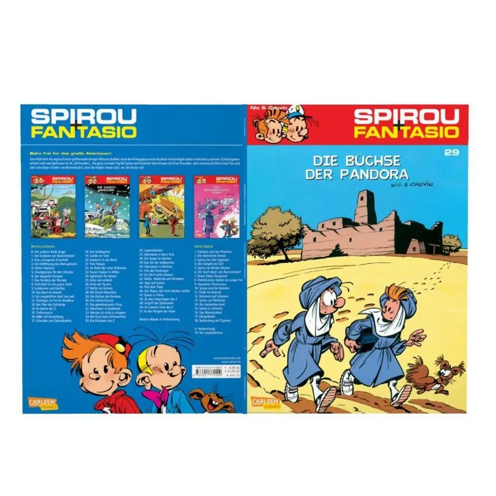 Bild: 9783551772299 | Spirou und Fantasio 29: Die Büchse der Pandora | Raoul Cauvin | Buch