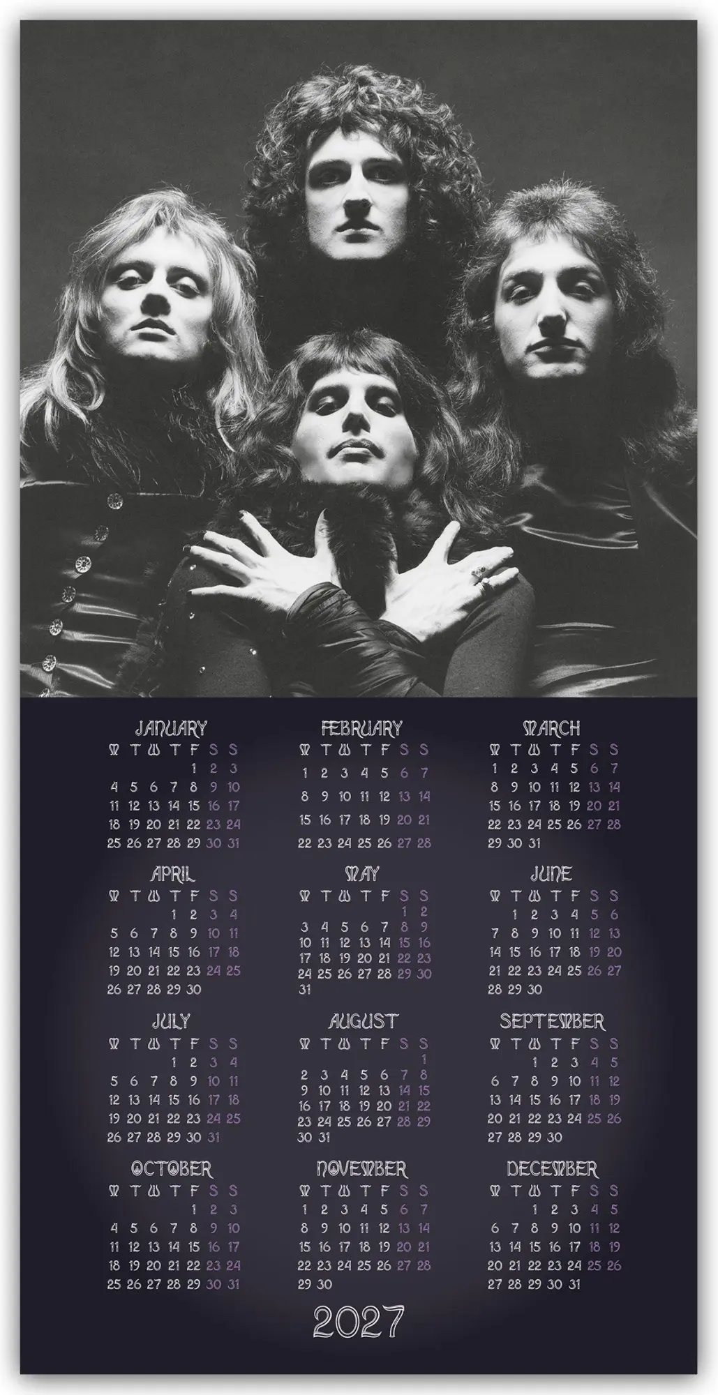 Bild: 9783803532299 | Queen - Collectors Edition 2027 - Wandkalender | Kalender | 28 S.