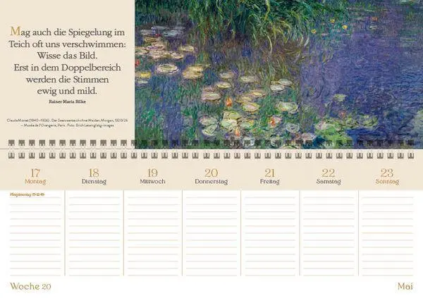 Bild: 9783819302299 | Der literarische Kunstplaner (TQ) 2027 | Korsch Verlag | Kalender