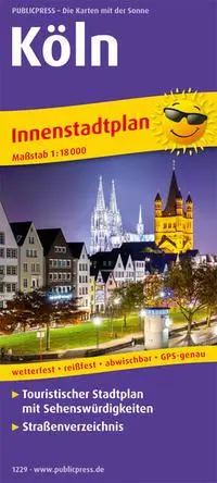 Cover: 9783961322299 | Köln. Innenstadtplan 1:18 000 | (Land-)Karte | Stadtplan (PUBLICPRESS)