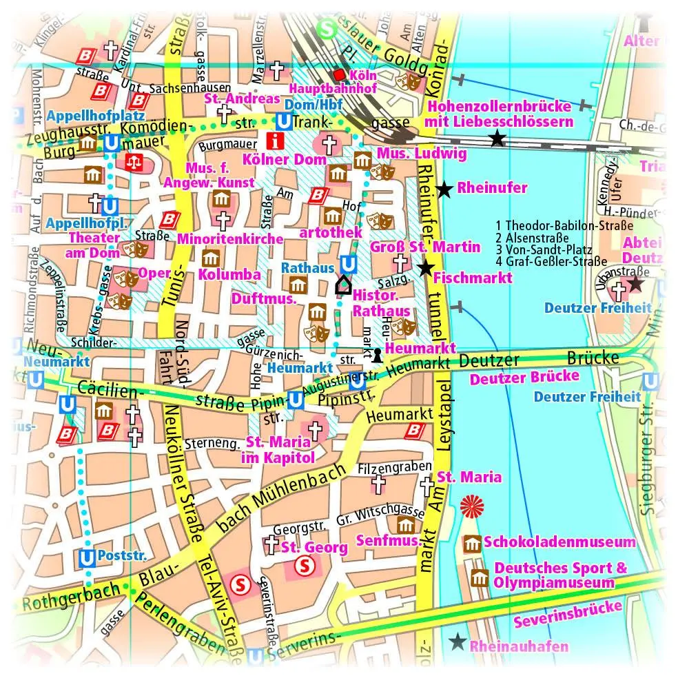 Bild: 9783961322299 | Köln. Innenstadtplan 1:18 000 | (Land-)Karte | Stadtplan (PUBLICPRESS)
