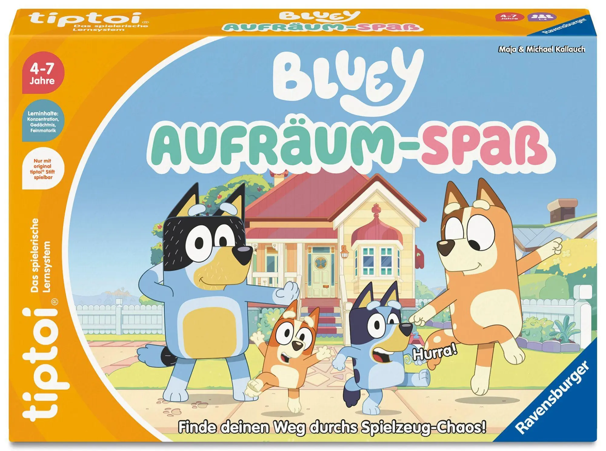 Cover: 4005556002399 | tiptoi® Bluey Aufräum-Spaß - ab 4 Jahre | Spiel | tiptoi® | Spiel