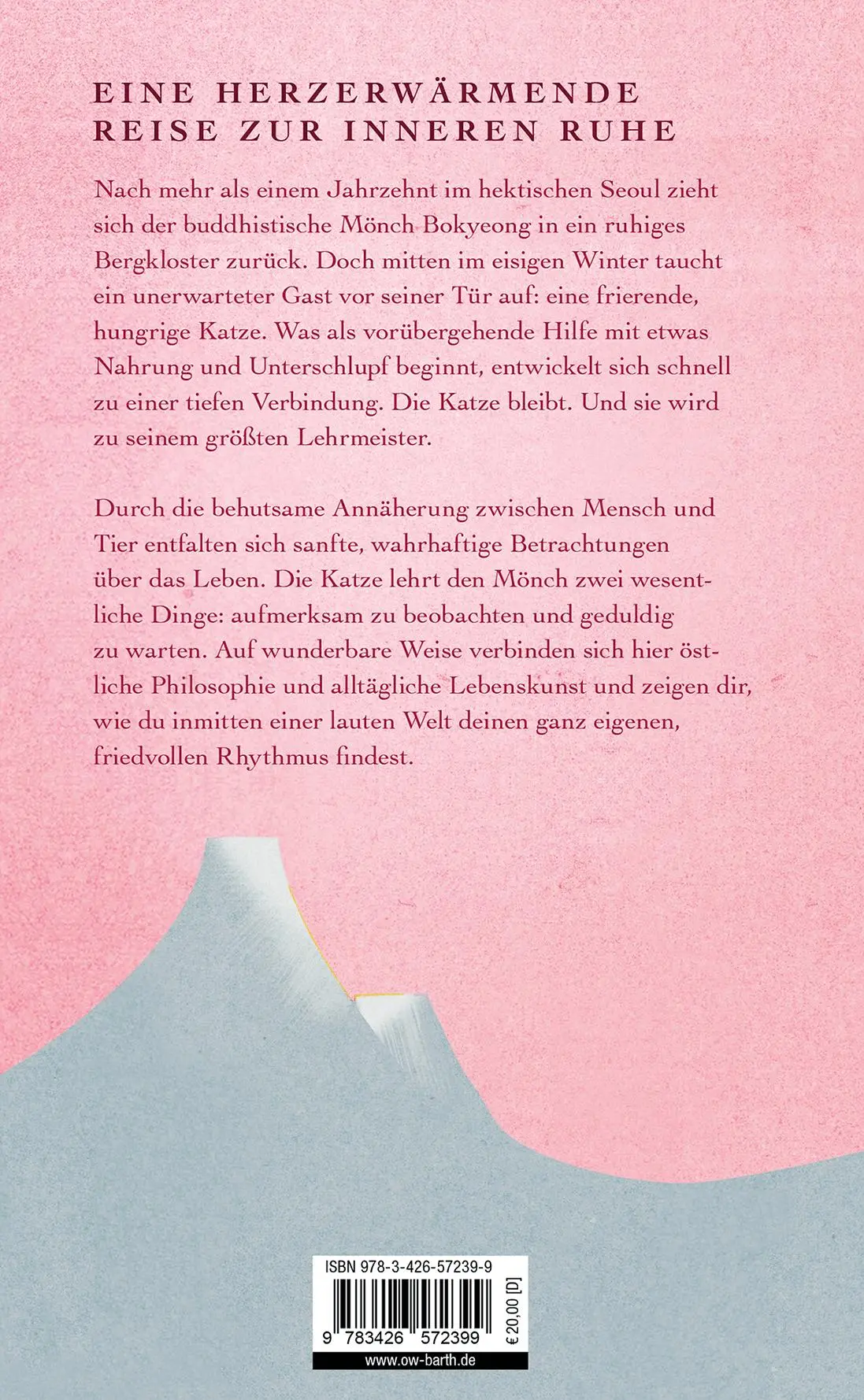 Rückseite: 9783426572399 | Die Katze, die den Mönch das Leben lehrte | Bokyeong Sunim | Buch