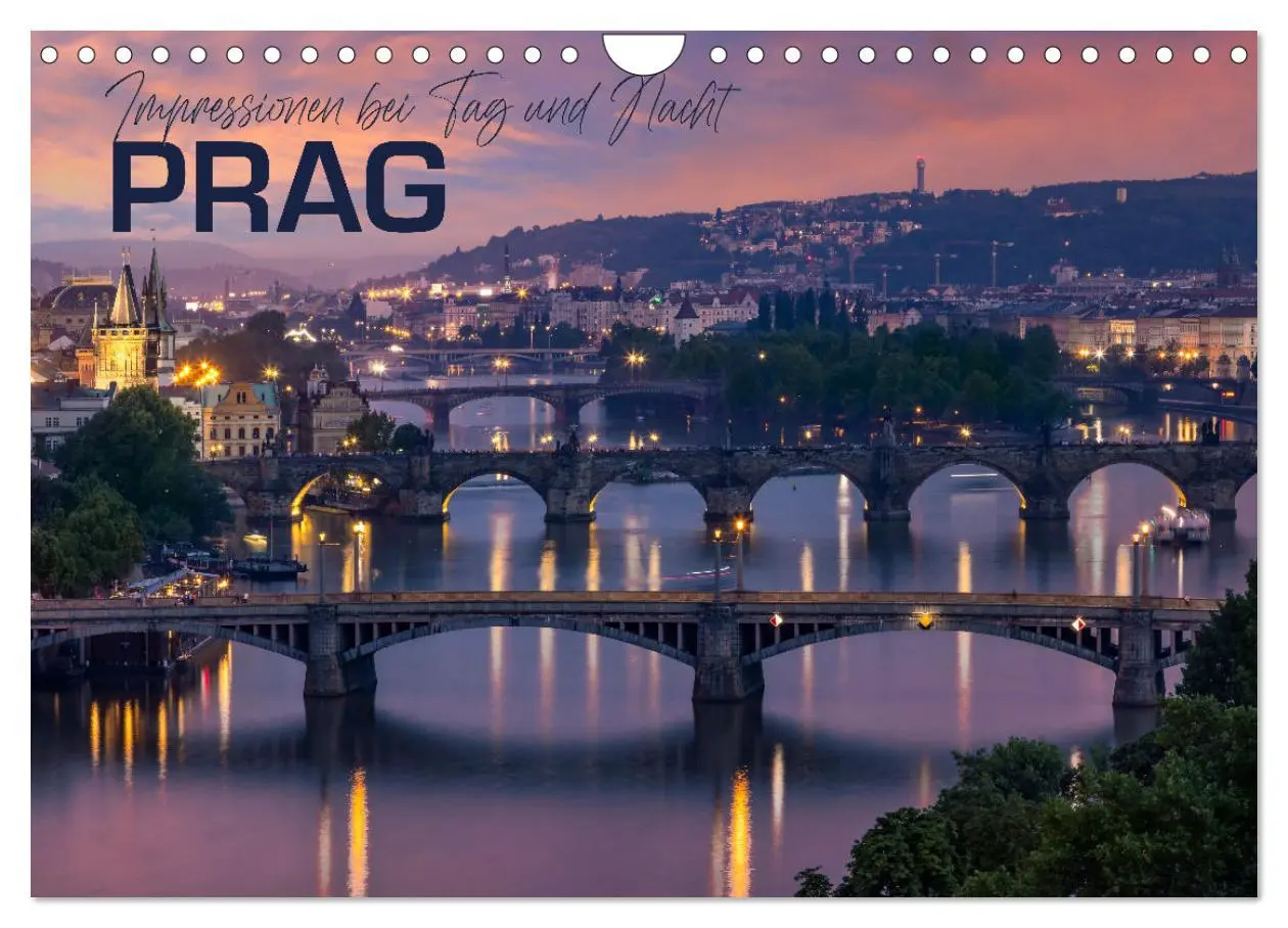 Cover: 9783457572399 | PRAG Impressionen bei Tag und Nacht (Wandkalender 2026 DIN A4...
