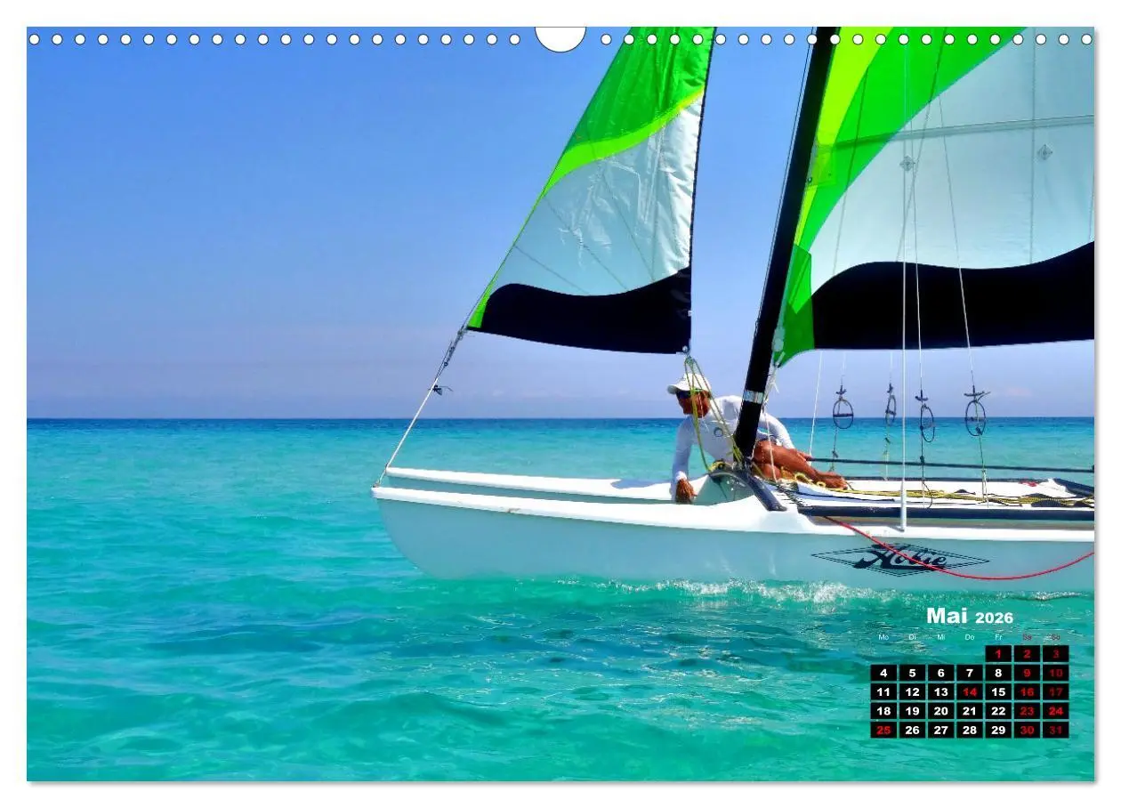 Bild: 9783457642399 | Katamarane an Traumstränden - Hobie Cats in Cuba (Wandkalender 2026...