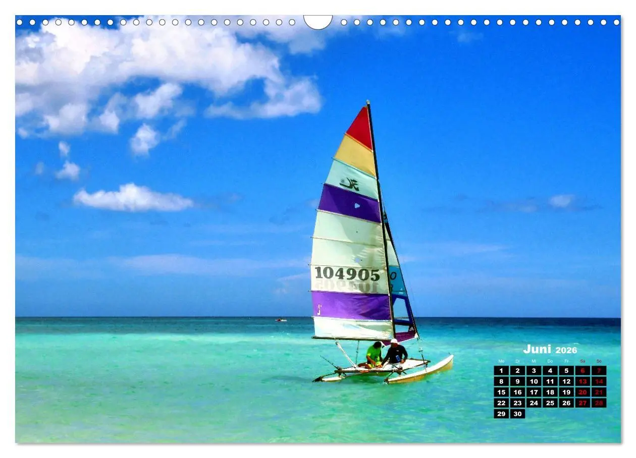 Bild: 9783457642399 | Katamarane an Traumstränden - Hobie Cats in Cuba (Wandkalender 2026...
