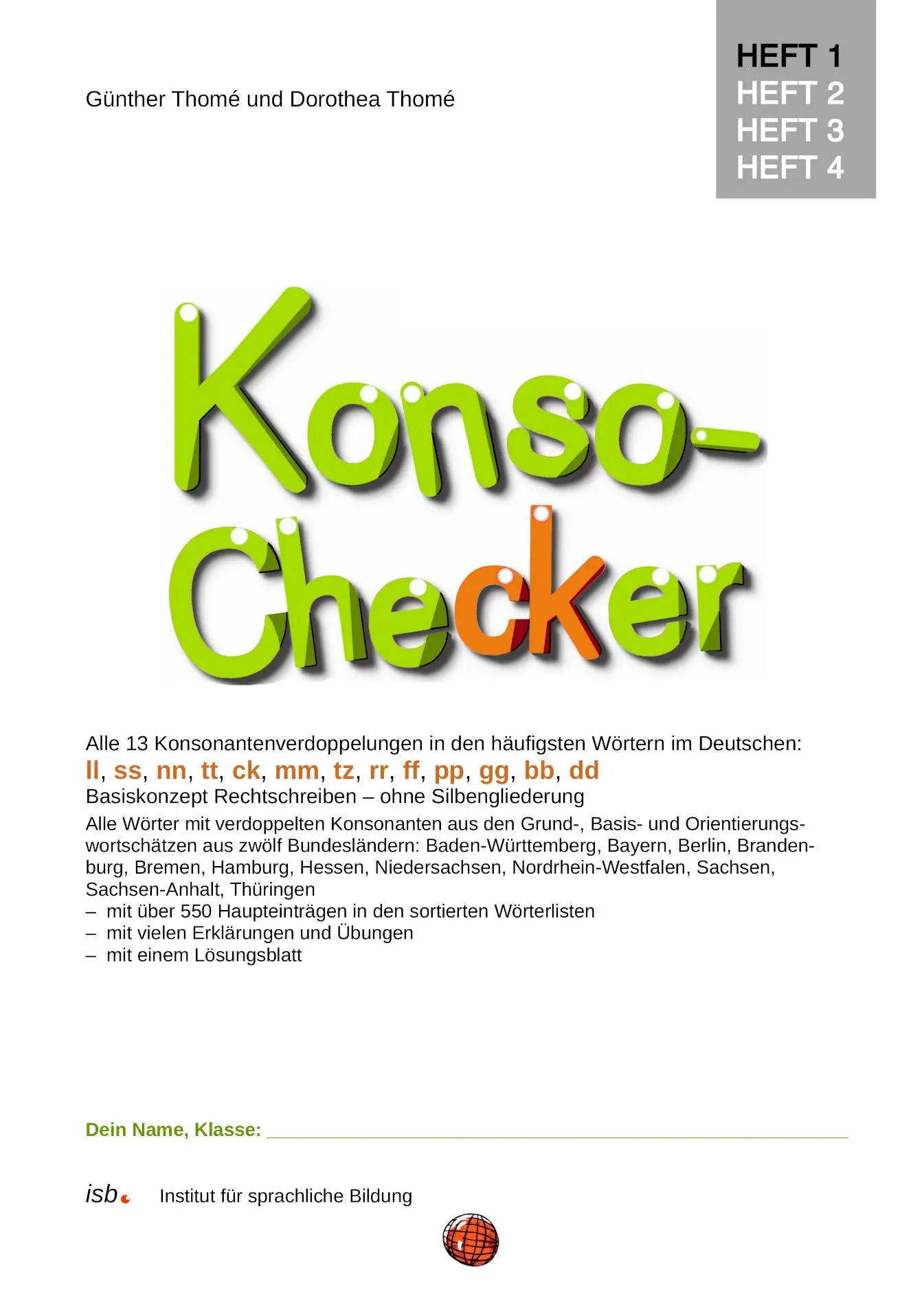 Bild: 9783942122399 | Konso-Checker | Günther Thomé (u. a.) | Broschüre | 44 S. | Deutsch