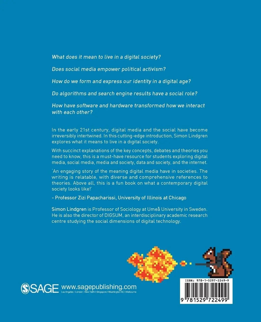 Rückseite: 9781529722499 | Digital Media and Society | Simon Lindgren | Taschenbuch | Englisch