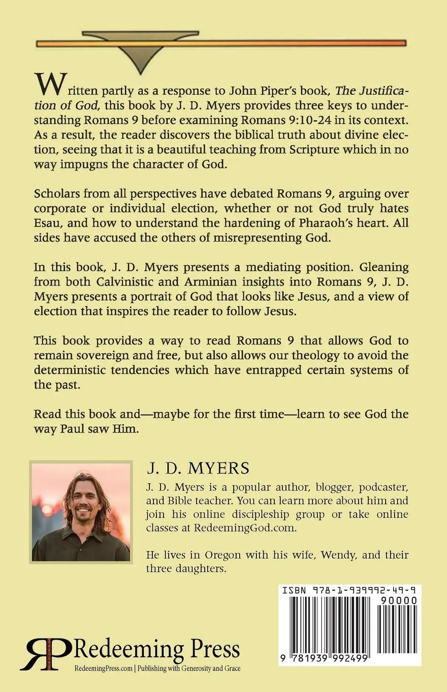 Rückseite: 9781939992499 | The Re-Justification of God | J. D. Myers | Taschenbuch | Englisch