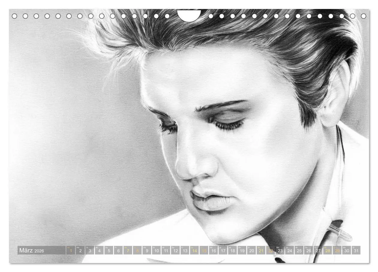 Bild: 9783457942499 | Hollywood Ikonen in Bleistift (Wandkalender 2026 DIN A4 quer),...