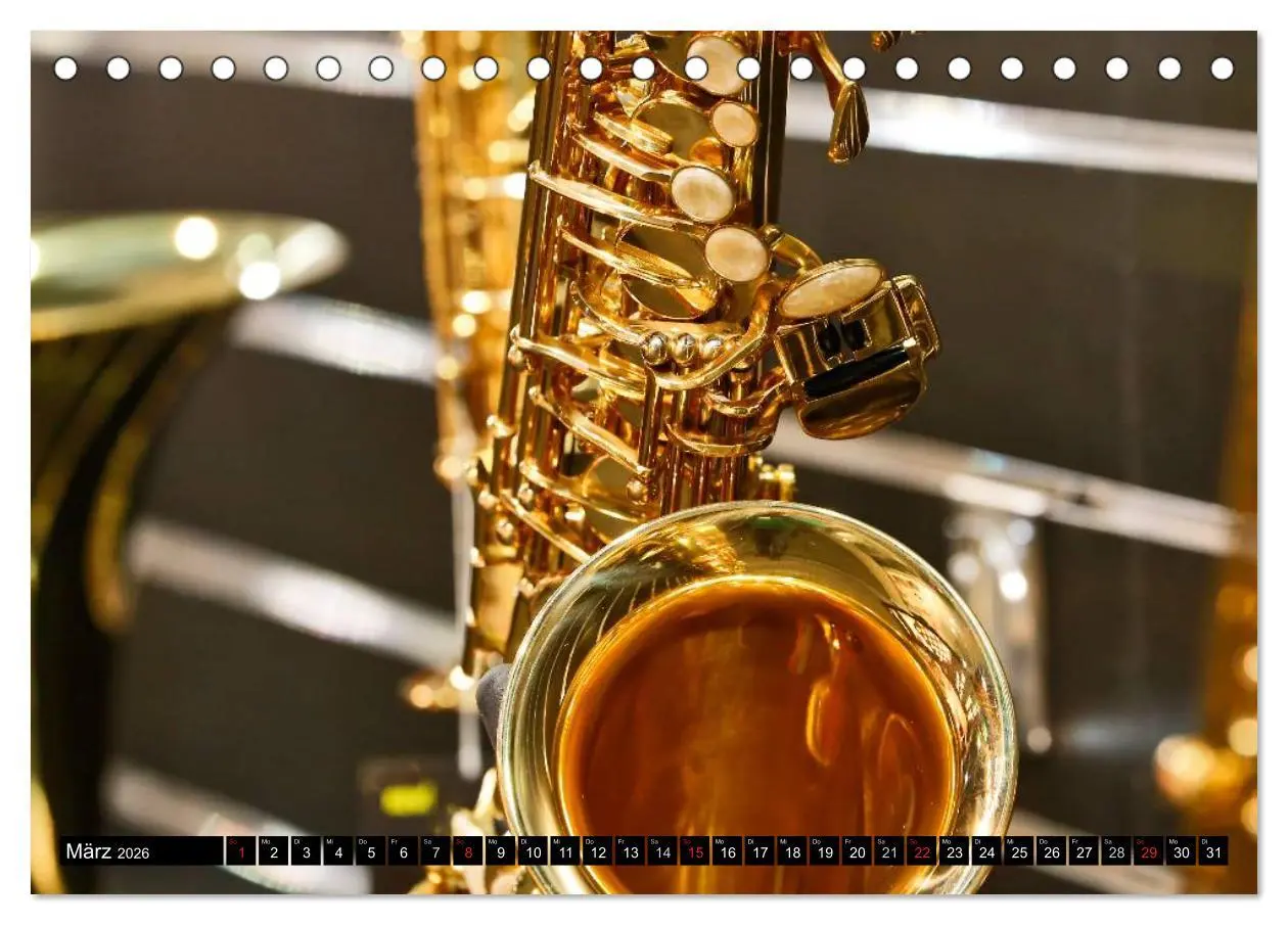 Bild: 9783516032499 | Die Welt der Musikinstrumente (Tischkalender 2026 DIN A5 quer),...