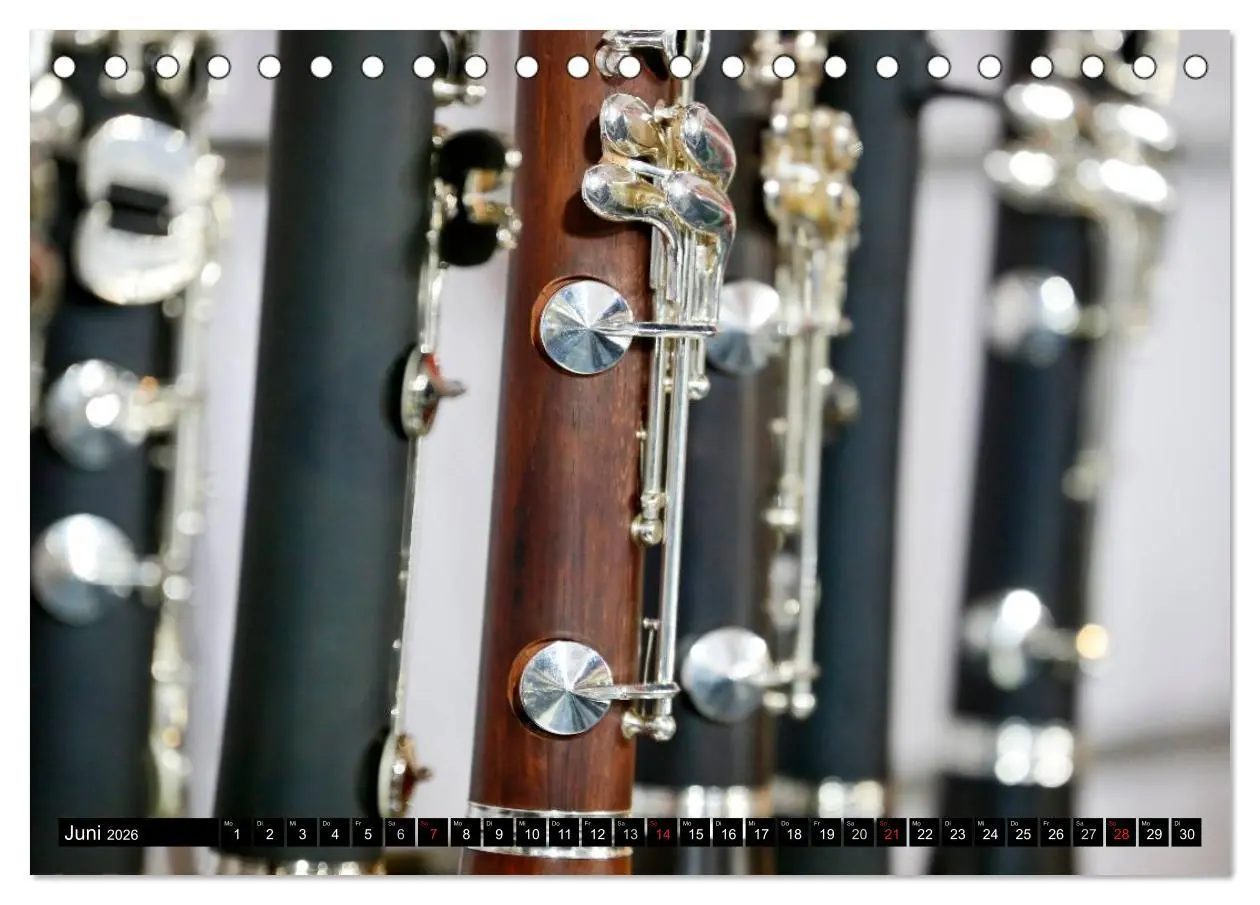 Bild: 9783516032499 | Die Welt der Musikinstrumente (Tischkalender 2026 DIN A5 quer),...