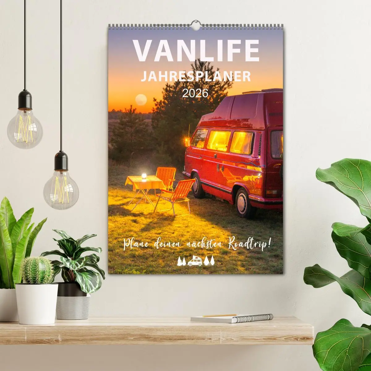 Bild: 9783516342499 | Vanlife Jahresplaner (Wandkalender 2026 DIN A2 hoch), CALVENDO...